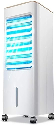JYCCH Enfriadores de Aire Acondicionador Compacto, Enfriador evaporativo de 3 Vientos, purificador y humidificador, Enfriador de pantano móvil, Unidad