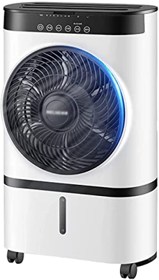 JYCCH Ventilador de refrigeración de Aire móvil, con Filtro de Ventilador, humidificador, 3 velocidades, Tanque de Agua de 7 l, para el Dormitorio de 