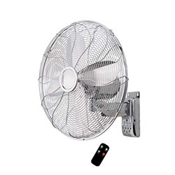 YLWJ Ventilador de Pared, Ventilador eléctrico Retro montado en la Pared, Ventilador de Metal Industrial con Temporizador de Cabeza vibratoria con Con características