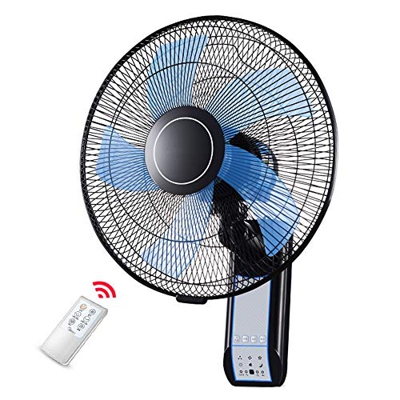 YLWJ Ventilador eléctrico, Funcionamiento silencioso, Control Remoto, Ventilador eléctrico Comercial, ángulo Ajustable, Ventilador montado en la Pared