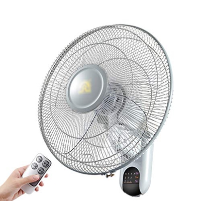 YLWJ Ventilador montado en la Pared, oscilación/rotación, Control Remoto, Ventilador Colgante Industrial Fuerte de 16 Pulgadas con Temporizador, Ajust
