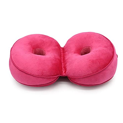 WMHHN Multifunción multifunción de colchón de colchón de Doble Confort(18.11 * 12.6 * 3.94in,Rosa roja)