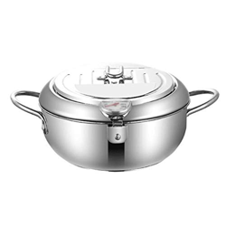 n/a Freidora Profunda de Acero Inoxidable y Tapa de la Olla de la freidora para la Cocina de la Cocina de la Cocina Que Cocina características