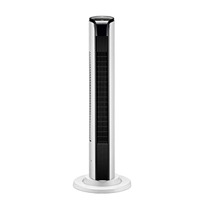 Ventilador De Torre Ventilador De Enfriamiento Oscilante Silencioso Temporizador De 12 Horas 3 Configuraciones De Velocidad Control Remoto Stand Up Fl