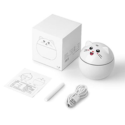 Allayu Humidificador de aire, 300ml, difusor de Aroma LED de viaje eléctrico, decoración, generador de niebla de espray de bajo ruido, hogar, dormitor