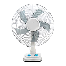 Ventilador De Mesa Oscilante De 16 Pulgadas con 3 Configuraciones De Velocidad 5 Aspas 60 Minutos Temporizador Pedestal Ventilador De Circulación De A en oferta