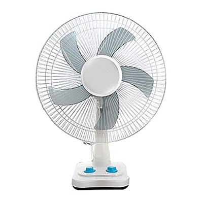 Ventilador De Mesa Oscilante De 16 Pulgadas con 3 Configuraciones De Velocidad 5 Aspas 60 Minutos Temporizador Pedestal Ventilador De Circulación De A
