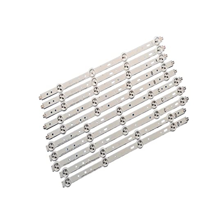 NICHANGHUA 10 Piezas x 40 Pulgadas DIRIGIÓ Tiras de luz de Fondo A B C D Tipo Compatible for Samsung TV SVS400A73 40D1333B 40PFL3208T LTA400HM23 SVS40