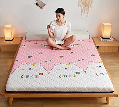 KLML Colchn Plegable para Piso de futn, colchn de Piso japons, colchn porttil para Acampar, tapete de Tatami Antideslizante para Dormitorio de Estudia