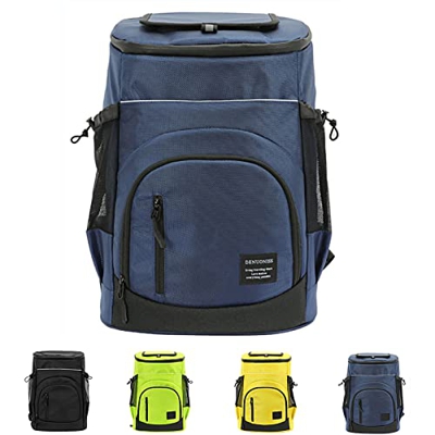 XIUWOUG 33L Bolsa Nevera Grande, Mochila Nevera Aislada Impermeable, Mochila De Picnic De Cerveza Fría con Compartimiento De Nevera, Cesta De Picnic 2