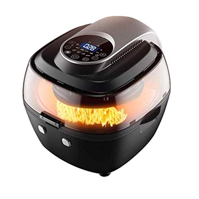 1350W Gran 6.5 litros Cocina de freidora eléctrica con tecnología de circulación de Aire Caliente 7 Presets de cocción Diferentes Temperatura Ajustabl