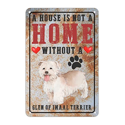 Hokkaido - Cartel de metal de aluminio para perro, perro, perro, perro, mamá, papá, estilo desgastado, rústico, sala de estar, cocina, porche, garaje,