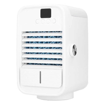 MERTNK Ventilador eléctrico USB para interiores y exteriores, mini acondicionador de aire portátil 350 ml, ventilador de escritorio, carga USB para us