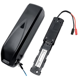 HJGHY Batería de Bicicleta Eléctrica 36V 48V 8AH 10AH E-Bike Batería de Litio con Cargador Placa de Protección BMS Bloqueo Antirrobo, Adecuada para Bi características