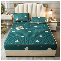 OTBK Colchón Látex Plegable Soft Ropa De Cama Conjuntos De Almohada para Dormir Cama Protector Mats Cómodo, Transpirable (Color : Flowering Season, Si características