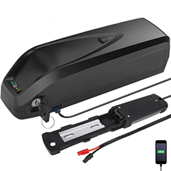 HJGHY Batería de Bicicleta Eléctrica de 36V, 18AH 21AH Batería de E-Bike Batería de Iones de Litio con Cargador USB para Bicicleta Eléctrica 1000W 750 en oferta
