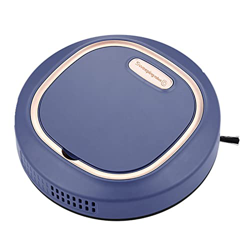 Miletine Aspirador robótico seguro de bajo ruido ligero punto ciego limpieza inteligente para piso azul precio