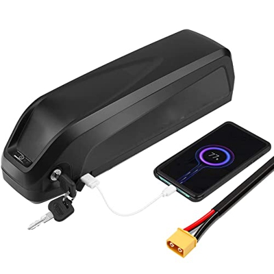HJGHY Batería de Bicicleta Eléctrica 48V 15AH 17AH Ebike de Litio Batería con Cargador + Placa de protección BMS para E-Bike 200W 500W 750W 1000W Moto
