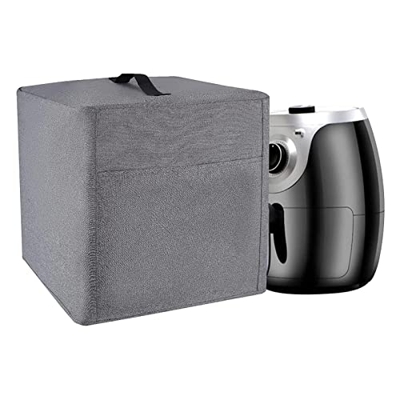 Funda Protectora Para Freidora De Aire, Cubierta Antipolvo Para Freidora De Aire Con 4 Bolsillos, Funda Protectora Antimanchas Para Ninja Foodi, Cubie