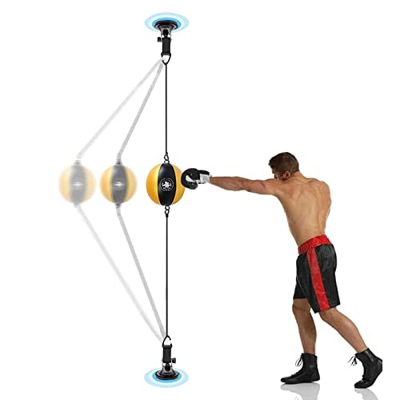 Saco de Boxeo Punching Ball Marco de la puerta bolsas de velocidad de boxeo, Alivio del estrés bolsa de boxeo, Altura ajustable bolsa de reflejos para