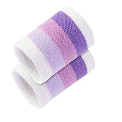 ZRONG Deportes Muñequera elástica Protectora Sudor Bandas absorbentes Sweatbands Deportes Protector de la muñeca for Jugar al fútbol Funcionamiento de