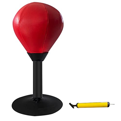 Saco de Boxeo Punching Ball Bolsas Pequeñas De Velocidad De Escritorio, Adolescentes Y Adultos Portátil Saco De Boxeo De La Bola De Perforación, Alivi