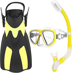 Desconocido Máscara de Buceo Máscaras de Buceo Aletas de Buceo Juego de Aletas de Snorkel Vidrio de Snorkel Aletas de natación Paquete de Equipo de Sn en oferta