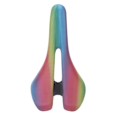 Sillín de Bicicleta de Carretera Hueco de Color, Asiento de Bicicleta de Carretera de montaña, Asiento de Bicicleta Extra Ancho, cojín de Asiento de B