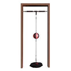 LILANAI Saco de Boxeo Punching Ball Doble Extremo Bolsa De Velocidad para Marco De Puerta, Portátil Ajustable Pelota De Boxeo De Perforación De Veloci características