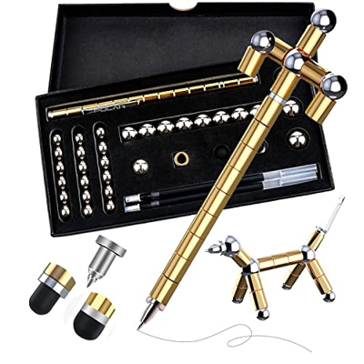 Boligrafo Magnetico Magnetic Pen Bolígrafo Magnético de Descompresión Boligrafo Multifuncion Boligrafos Divertidos Roller Boligrafo Personalizado Rega