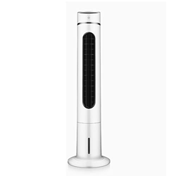 Ventilador De Torre Oscilante Silencioso Temporizador De 8 Horas 3 Configuraciones De Velocidad con Tanque De Agua De Capacidad De 4L Incluye Cajas De características