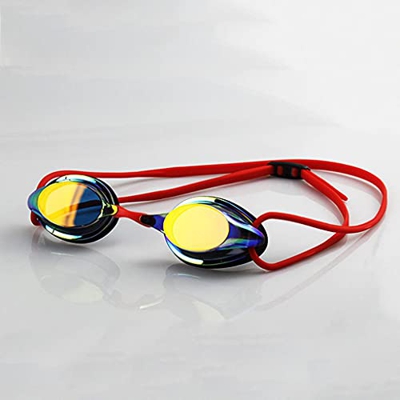 Competencia Profesional Gafas de natación chapada Anti-Fog protección Ultravioleta de Gel Gel Gel Gel de Buceo espectáculos (Color: b) zhengqiang (Col