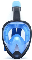 Desconocido Máscara de Buceo Máscara de Buceo Máscara de Snorkel Impermeable y antivaho Tipo Seco Completo Vista de 180 ° (Color : Azul, Tamaño : L/XL en oferta