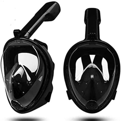 Desconocido Máscara de Buceo Máscara de Buceo Máscara de Buceo 180 ° Máscara de Snorkel Seca Completa Máscara de Buceo Inastillable Impermeable para A características
