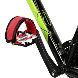 2 cintas adhesivas antideslizantes para bicicleta, para niños, color rojo, talla única en oferta