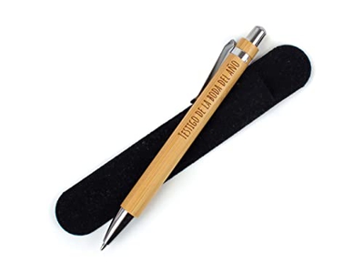 CONTRAXT Boligrafos para testigos de boda. Regalo boligrafo grabados con frases detalles bolis bonitos originales regalar testigo boda Obsequios para 