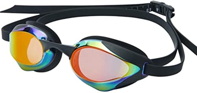 Jrechio Gafas de natación sin Gafas de natación de triatlón de visión Anti antidivi zhengqiang (Color : C)