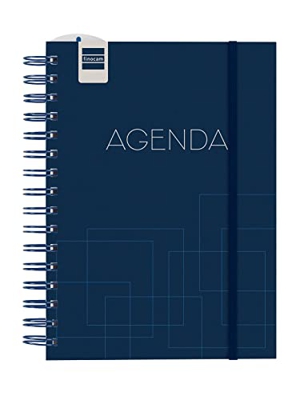 Finocam - Agenda 2022 2023 Institut Semana Vista Vertical Septiembre 2022 - Agosto 2023 (12 meses) Blue Español