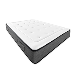 Somnia Descanso - Colchón Viscoelástico Kombo Reversible, Ecosostenible, Grosor 25cm, Visco en Ambas Caras, Firmeza Media-Alta, Antiácaros, Antibacter en oferta