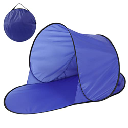 Tienda de playa PA recubrimiento Sombra portátil Sun Shelter Durable Polyester Pop Up (azul) en oferta