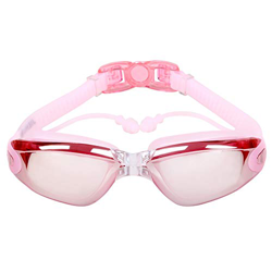 Jrechio Gafas de natación Plaus de una Pieza a Prueba de Agua y Anti-Fog Gafas de natación for Adultos Grandes Gafas de natación (Color: b) zhengqiang características