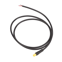SPYMINNPOO Cable de Extensión Macho de 3 Pines E Bike, Piezas de Modificación de Batería de Litio de Cable de Señal de Forma Especial de Bicicleta Elé características