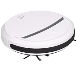 HEEPDD Aspirador Robot, Barredora Inteligente 3 en 1, Barredora Automática con Carga USB para Pelos de Mascotas, Alfombras de Suelo Duro(Blanco) características