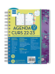 Finocam - Agenda 2022 2023 Docente Magistral Semana Vista Horizontal Septiembre 2022 - Agosto 2023 (12 meses) Personalizable Flor Catalán en oferta