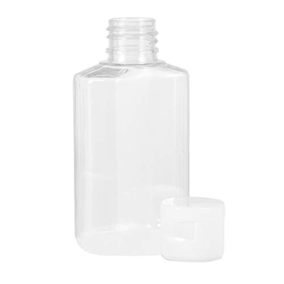 SOLUSTRE Piezas Mini Botellas Vacías Botellas de Jabón de Viaje Hexagonales de Plástico Pulverizador Cosméticos Botella de Maquillaje Contenedor 60 Ml
