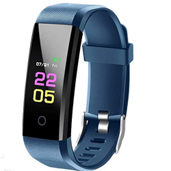 Rastreador de fitness con pulsómetro, pantalla a color de 0,96 pulgadas rastreador de actividad, pulsera de fitness, monitor de sueño, podómetro, relo características
