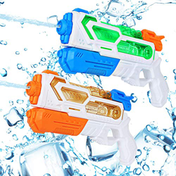 Auney Pistolas de Agua para Niños, Pistola de Agua de Juguete para niñas de niños, 2 Pack Water Gun Squirt Toy Guns en oferta