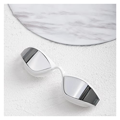 Lente de protección Hombres Mujeres Gafas de natación Gafas de natación Ajustables en la Piscina (Color: un tamaño: Talla única) zhengqiang (Color : A