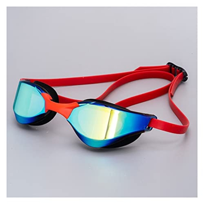 Jrechio Gafas de natación de Doble antigüedad de Doble Gafas de natación Ajustables for Hombres de natación (Color: D Tamaño: Un tamaño) zhengqiang (C