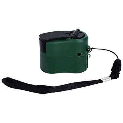 Cargador de Emergencia para Teléfono Móvil, Interfaz USB Mini Portátil, Luz LED, Tiempo de Espera de 3 a 8 Horas, Cargador de Teléfono con Manivela pa